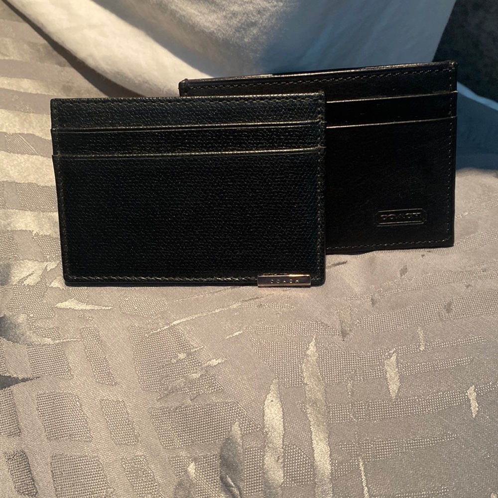 2 Excellent Vintage Coach Card Holders 🌟 BUNDLE 🌟